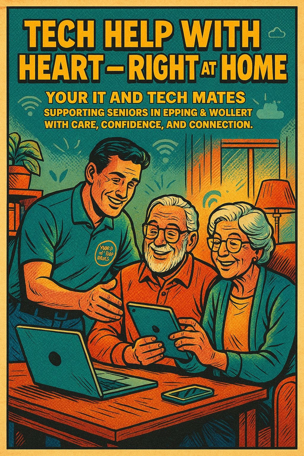 Affordable tech help for seniors in Epping and Wollert