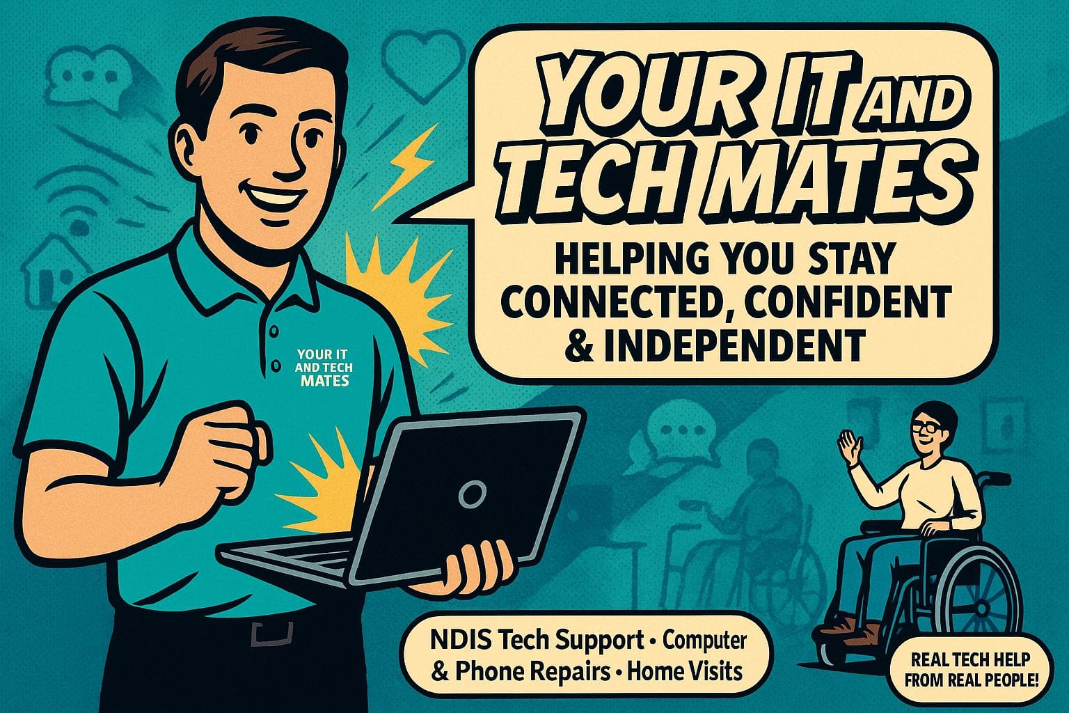 NDIS tech support Mernda — computer and phone repairs