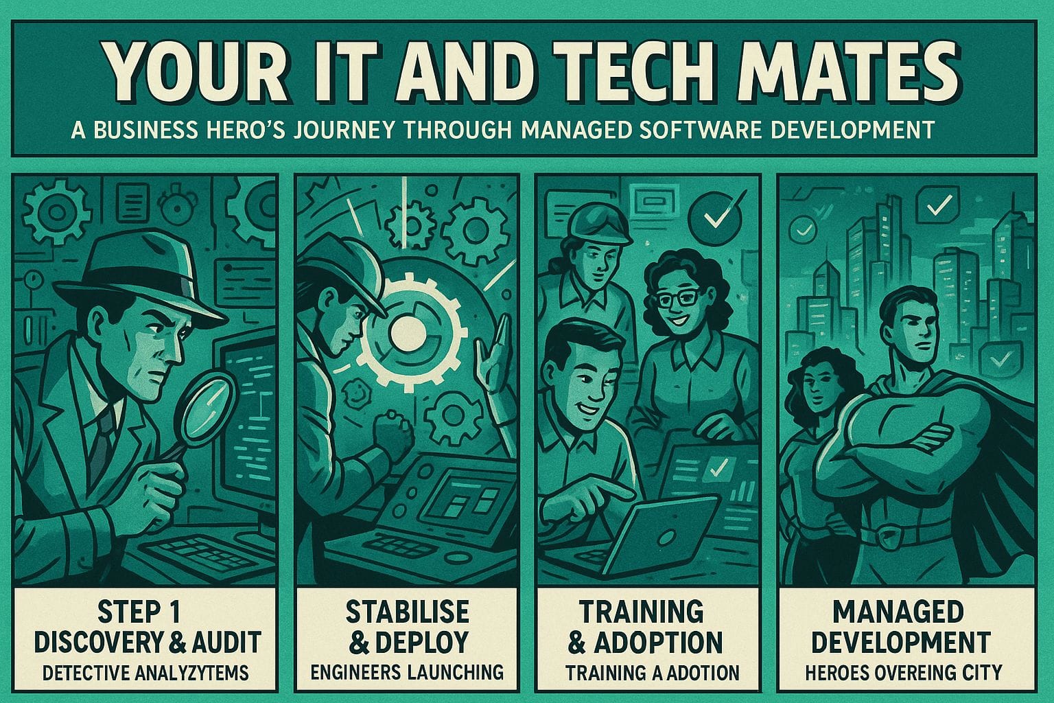 Custom software development for small business by Your IT and Tech Mates