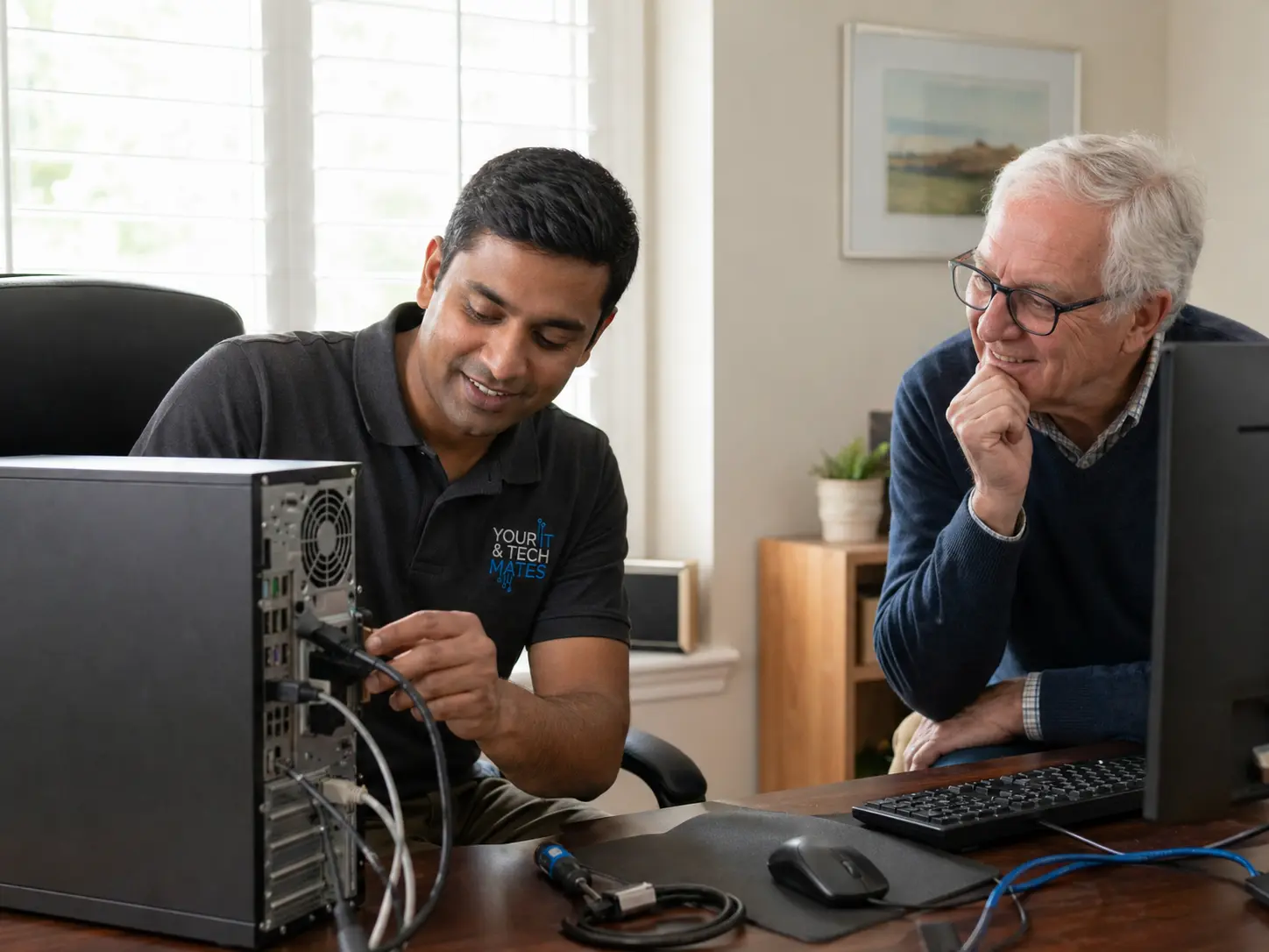 Your IT and Tech Mates technician providing computer repairs in Epping