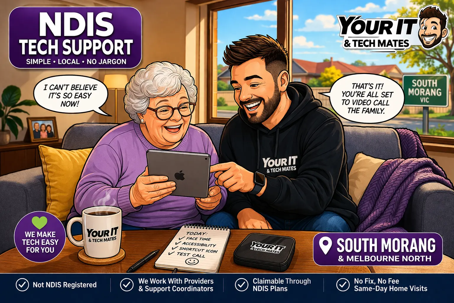 NDIS tech support South Morang — iPad FaceTime setup Your IT & Tech Mates