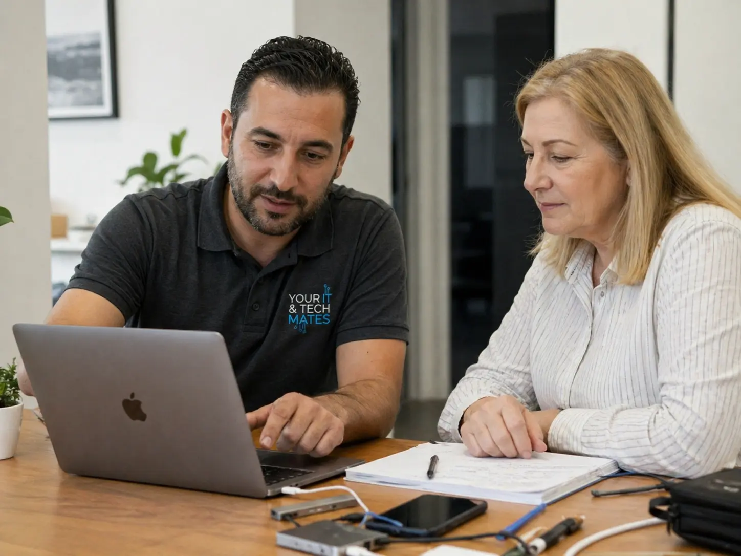 Your IT and Tech Mates providing patient senior tech support in Epping