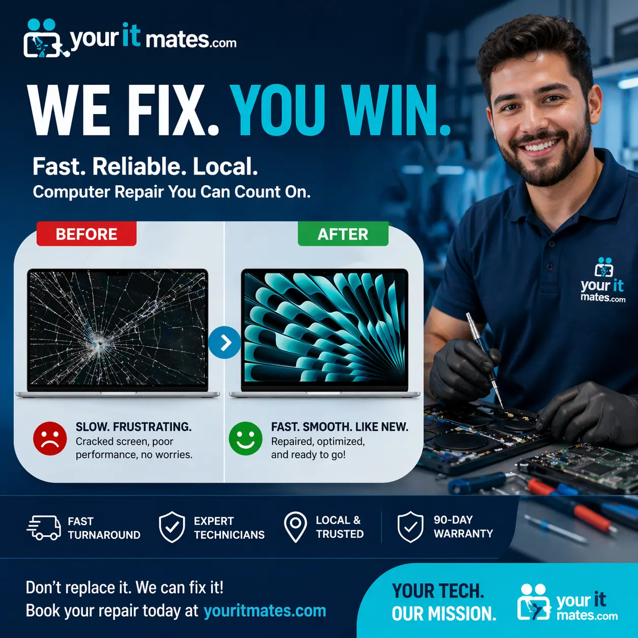 Desktop Computer Repair in Epping by Your IT and Tech Mates