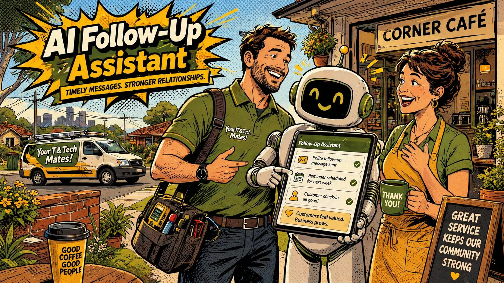 AI Follow-Up Assistant for leads, quotes and customers — Your IT and Tech Mates