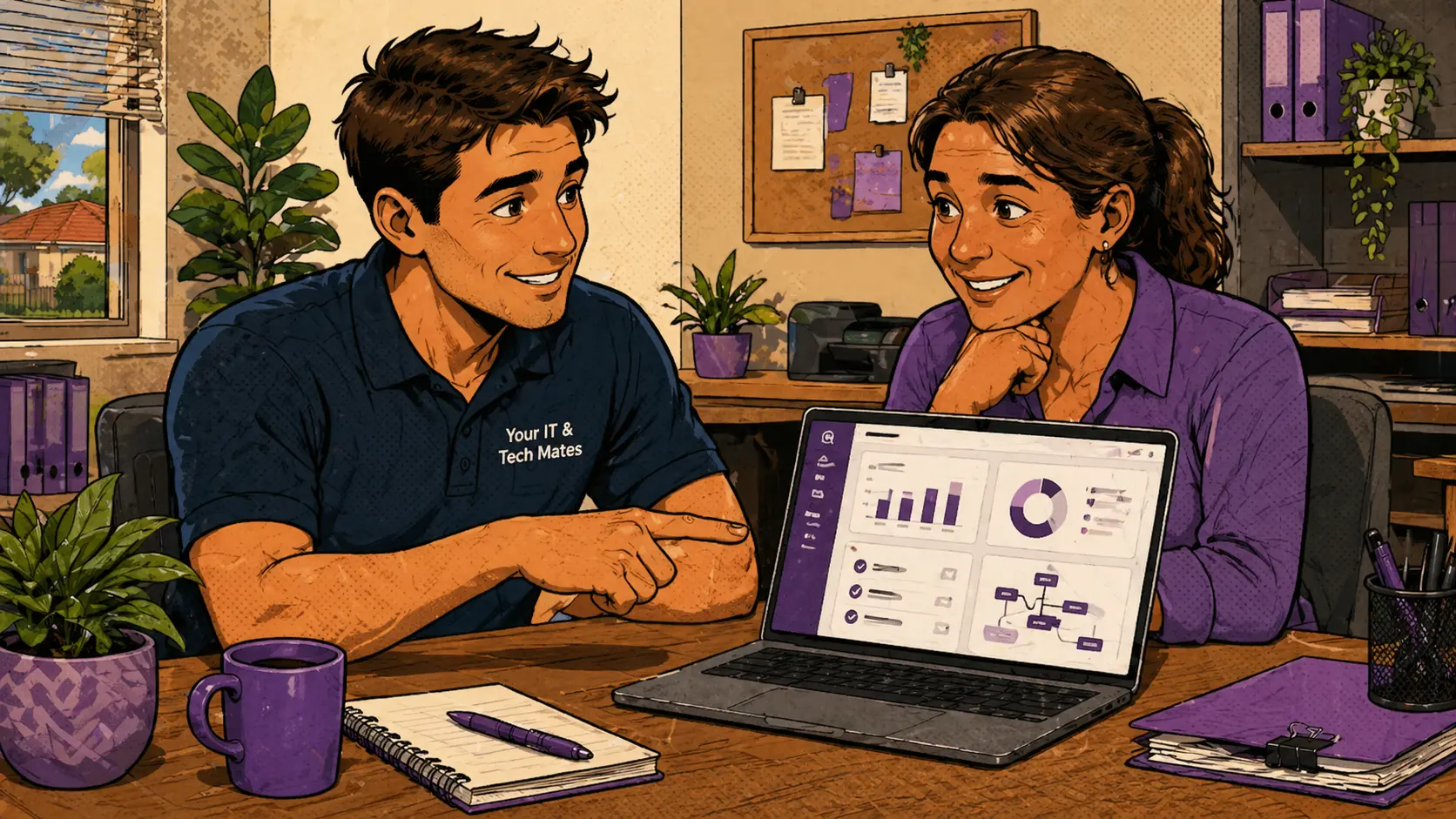 Software and AI automation for small business — reducing repetitive admin workflow — Your IT and Tech Mates