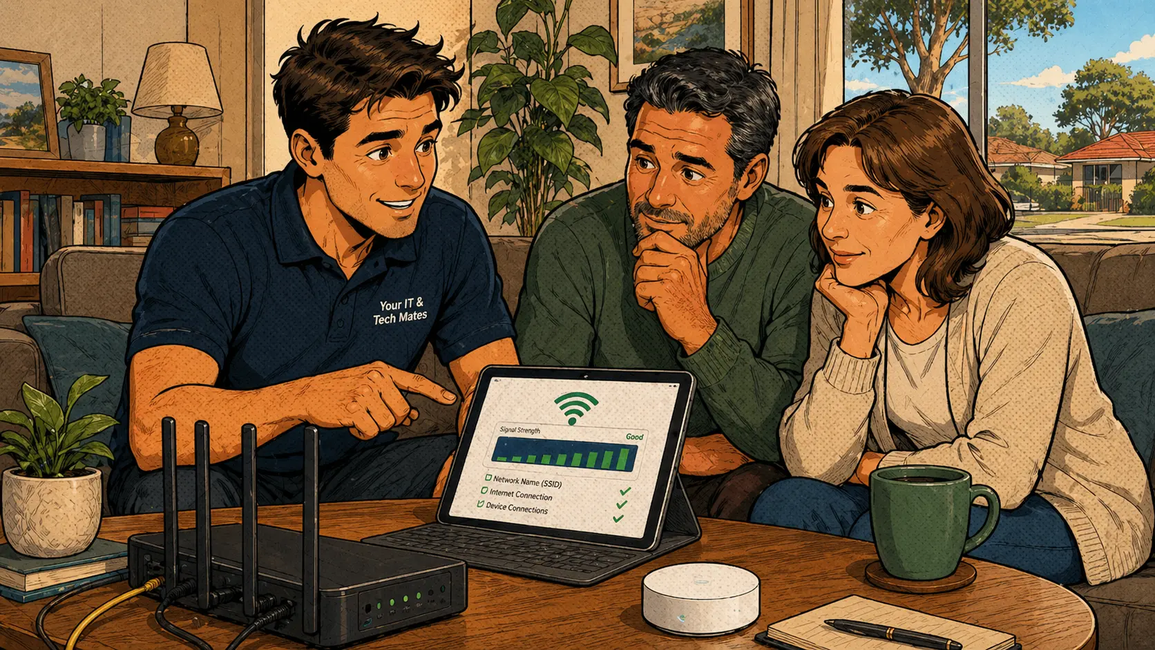 Wi-Fi and internet support — home dropout and NBN troubleshooting in Epping — Your IT and Tech Mates