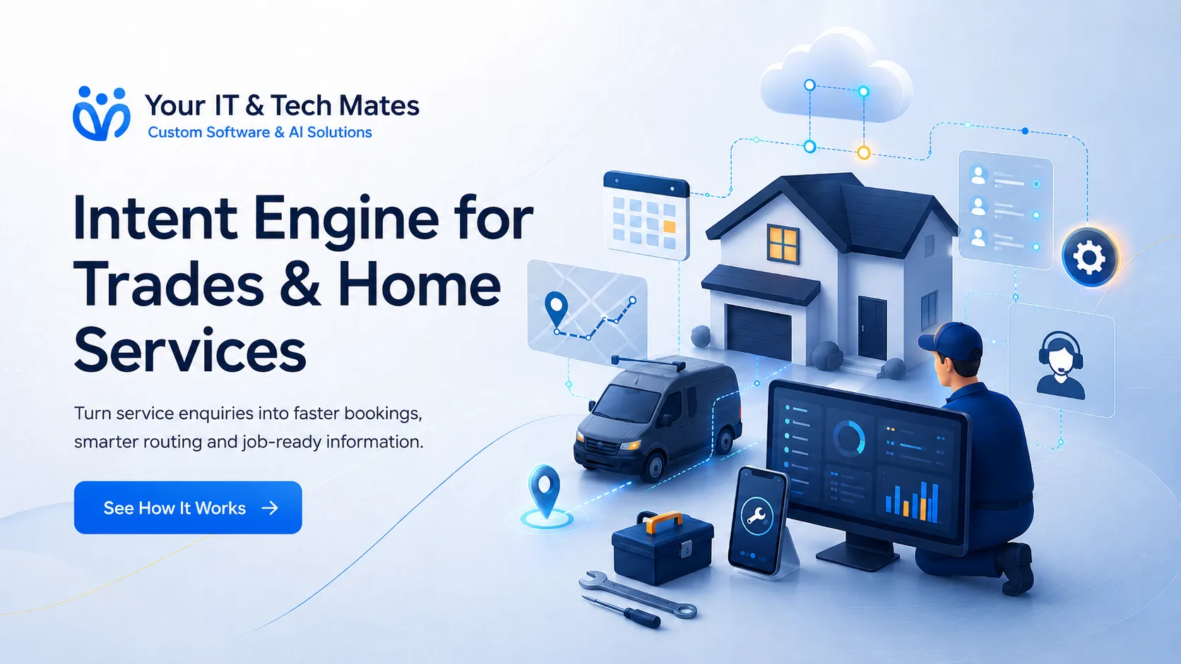 Your IT and Tech Mates Intent Engine for trades and home services