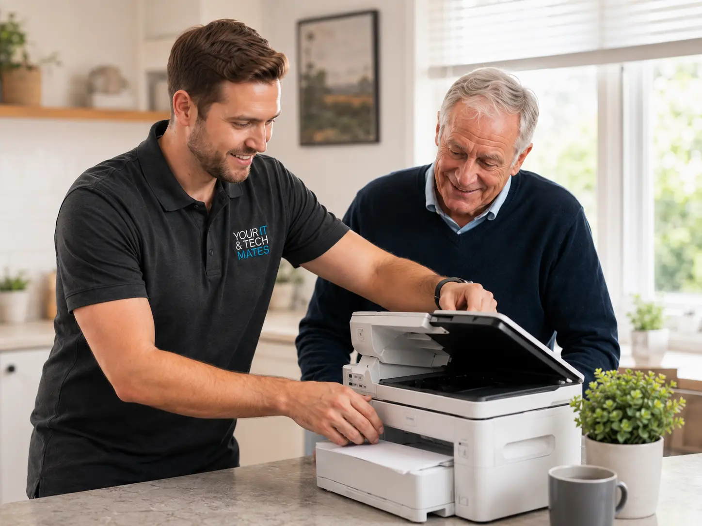 Patient, step-by-step technology help from Your IT and Tech Mates