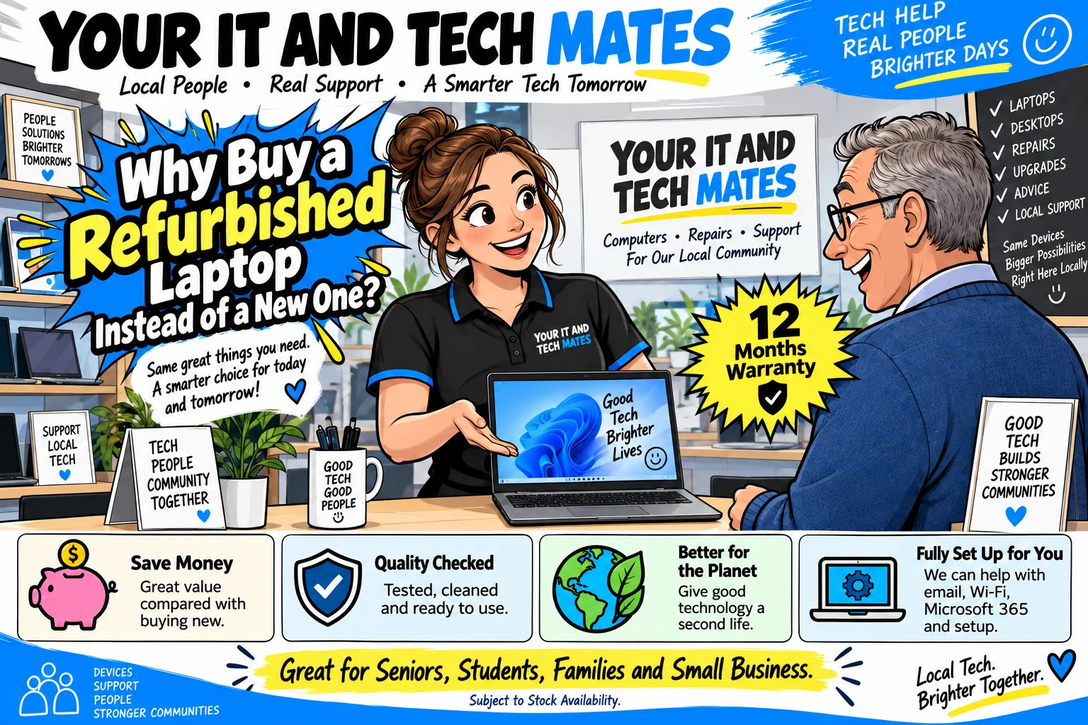 Your IT and Tech Mates refurbished laptop buying guide