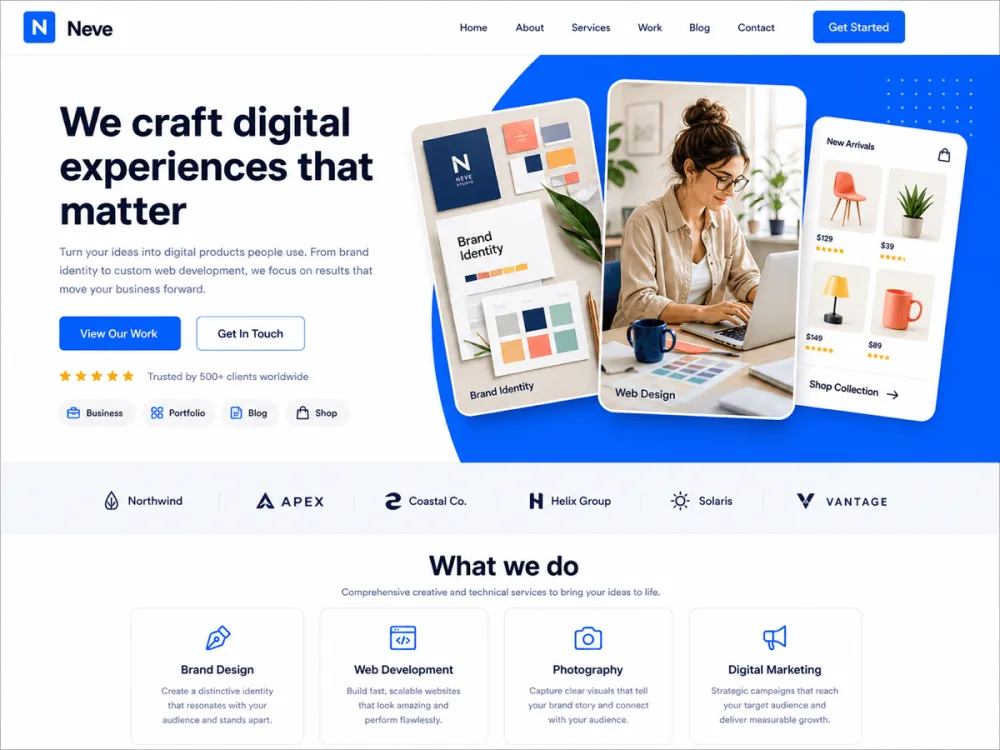 Neve WordPress theme screenshot