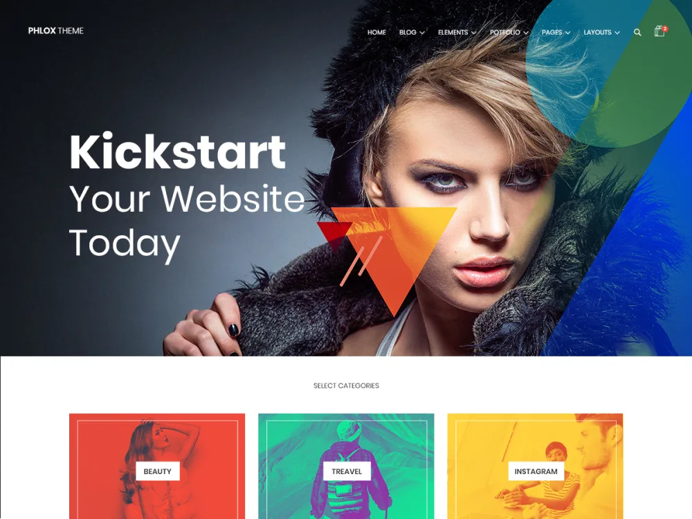 Phlox WordPress theme screenshot