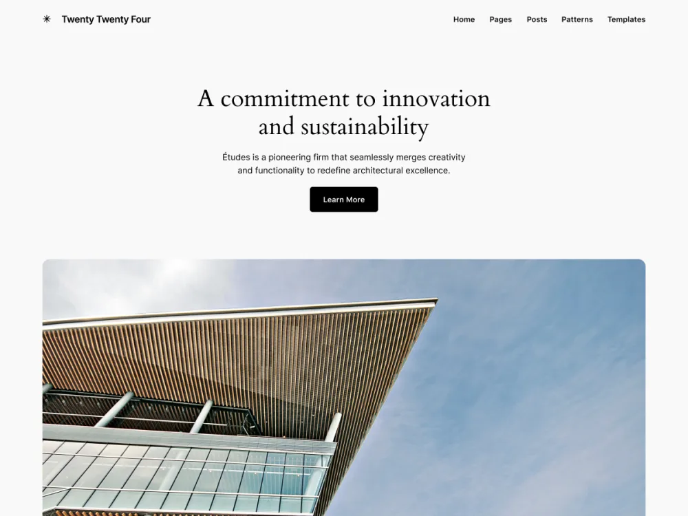 Twenty Twenty-Four WordPress theme screenshot
