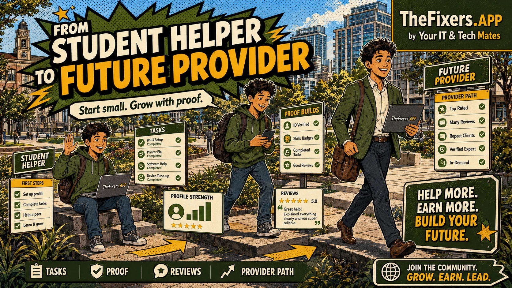 Are You Ready to Become a Student Provider? A Readiness Checklist Before You Apply - student experience, proof and Live Resume pathway with TheFixers.APP