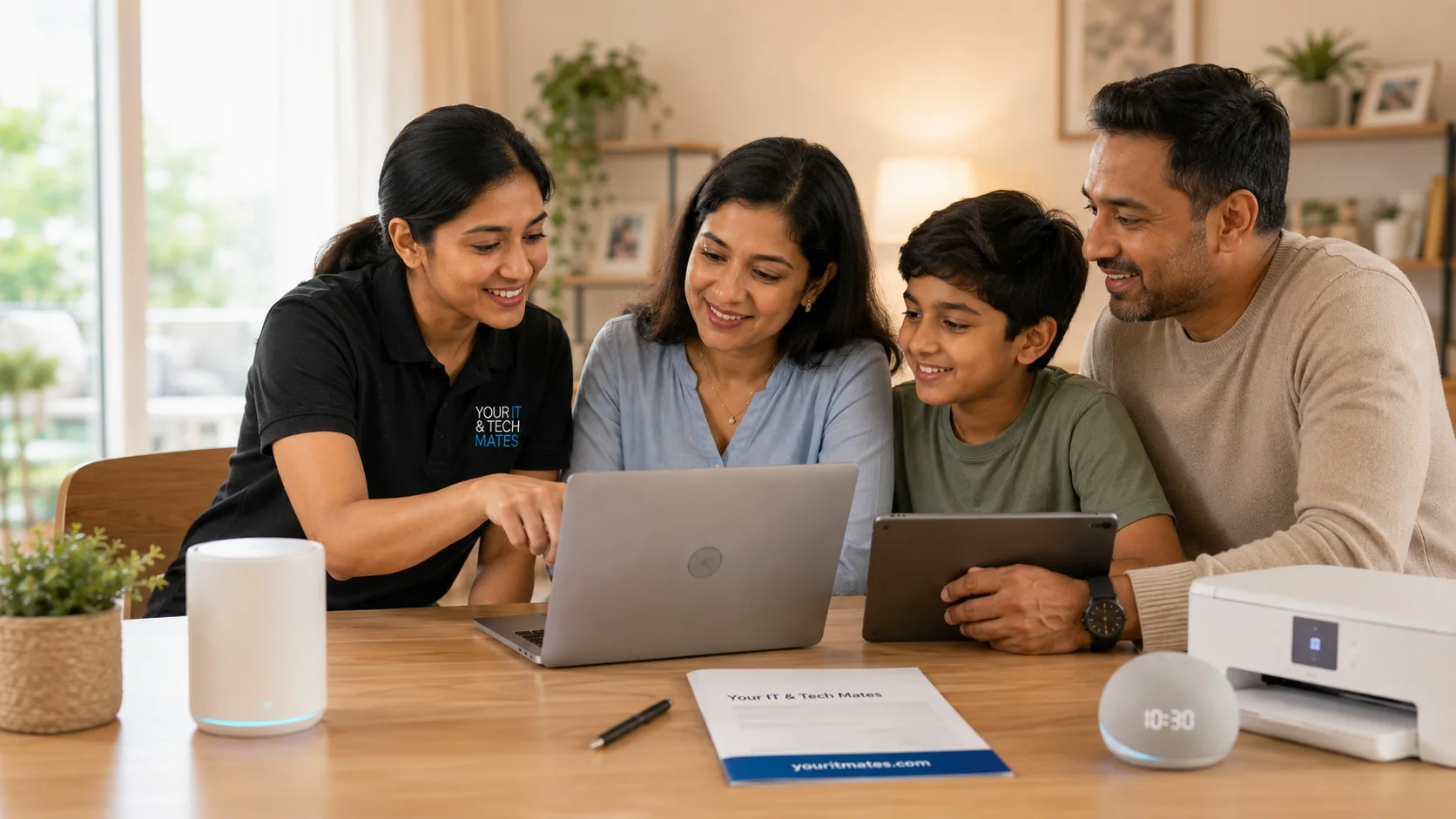 Home Wi-Fi and device setup support for families in Melbourne North
