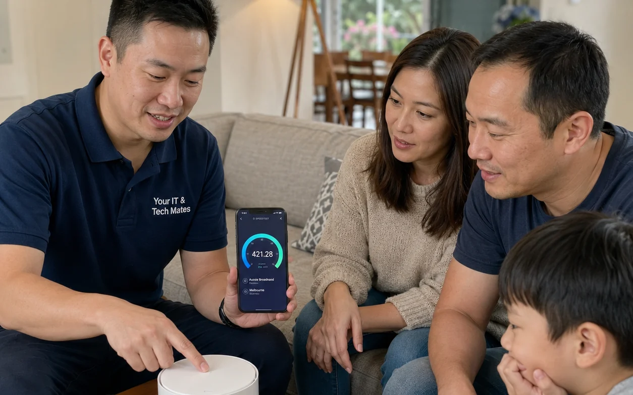 WiFi Setup Melbourne — Get stronger, more reliable WiFi where you use it — Your IT and Tech Mates