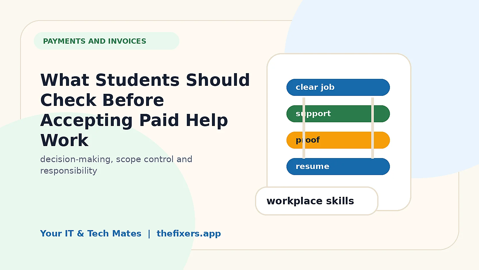 What Students Should Check Before Accepting Paid Help Work student employability image