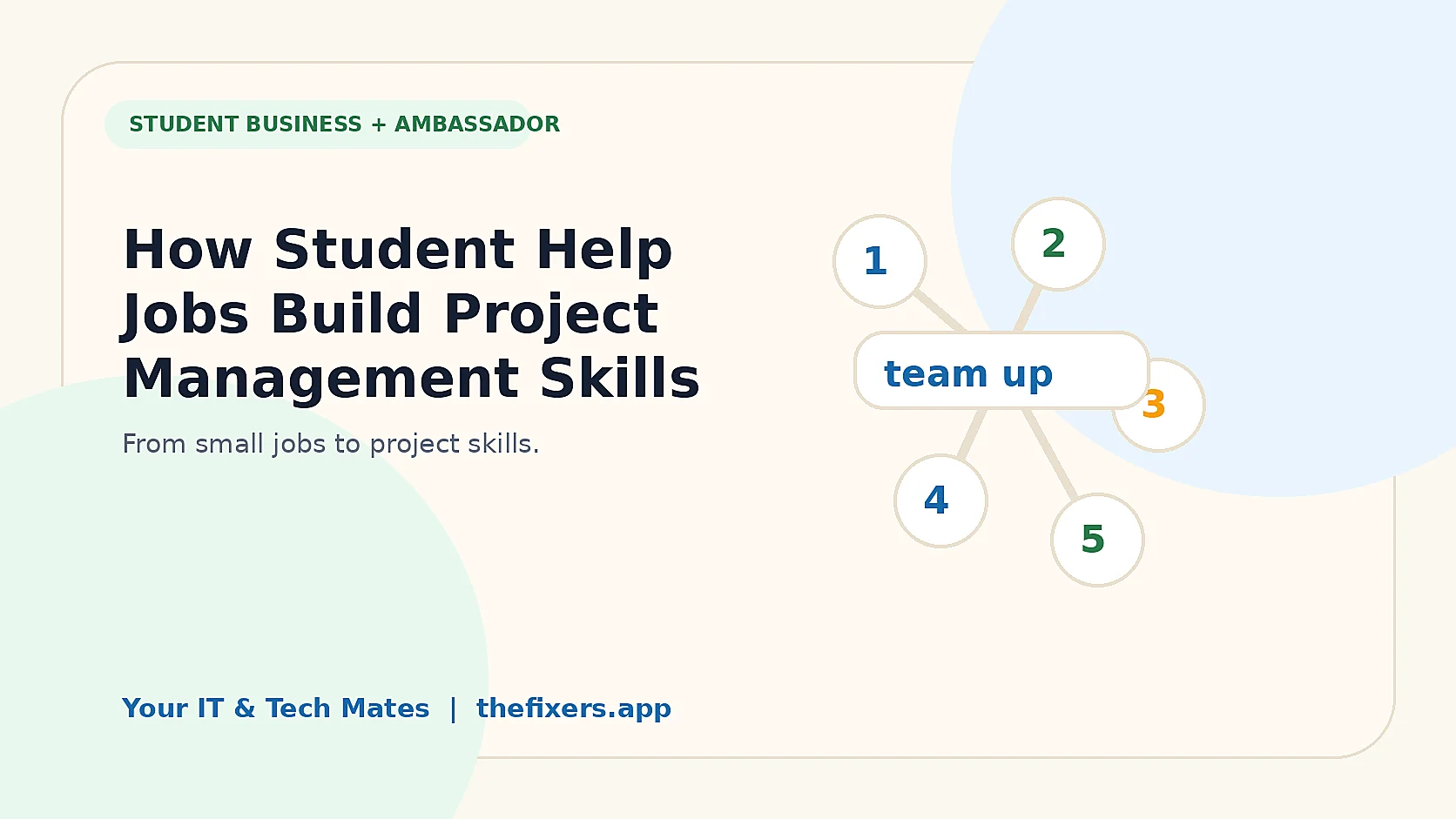 How Student Help Jobs Build Project Management Skills hero image