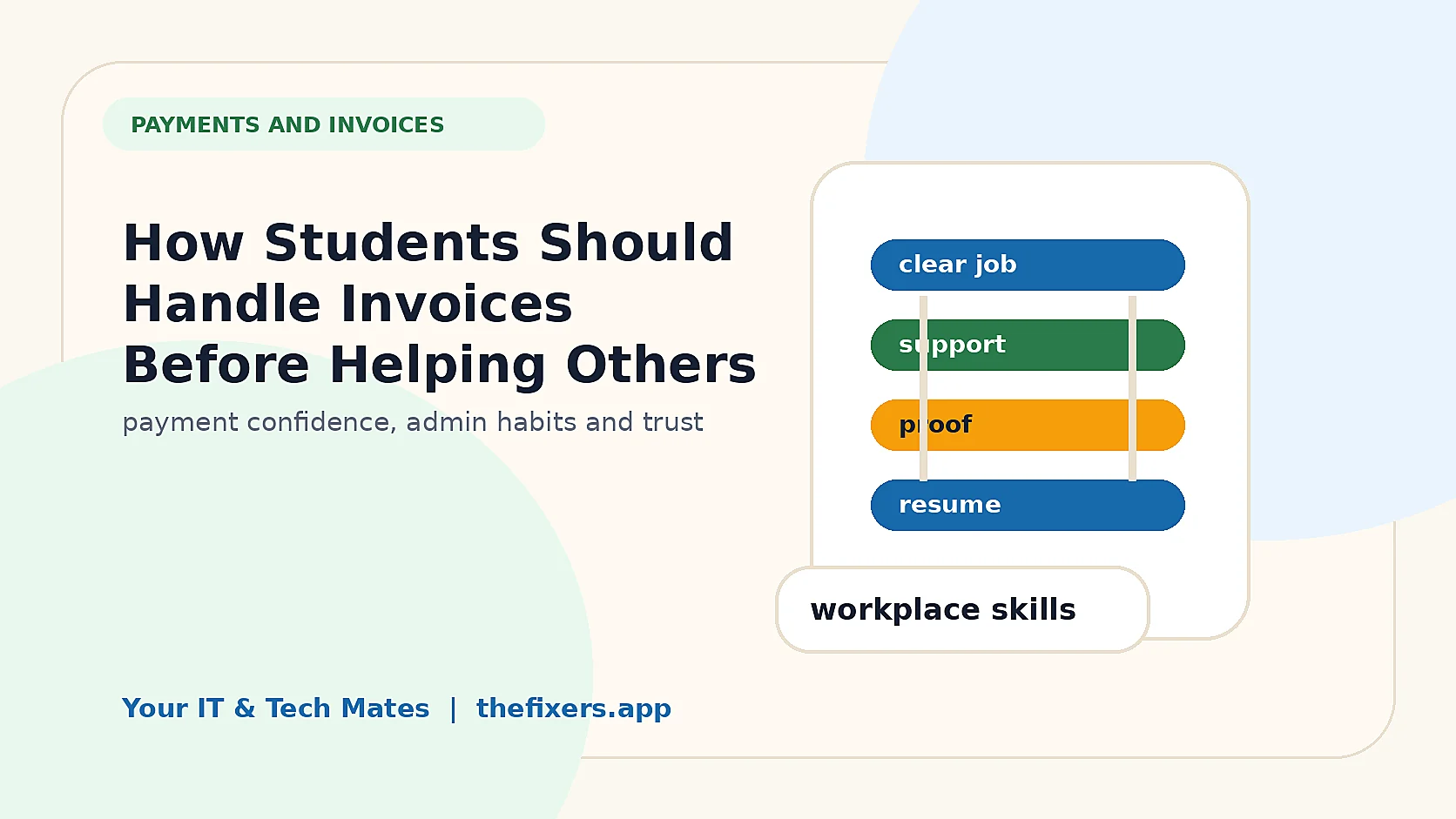 How Students Should Handle Invoices Before Helping Others student employability image