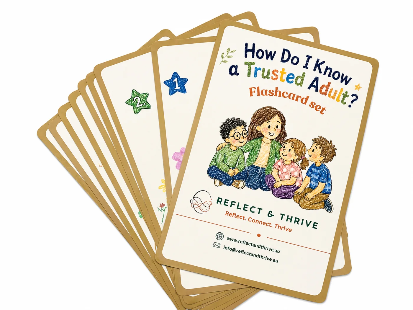 Reflect & Thrive Trusted Adult Flashcard Set