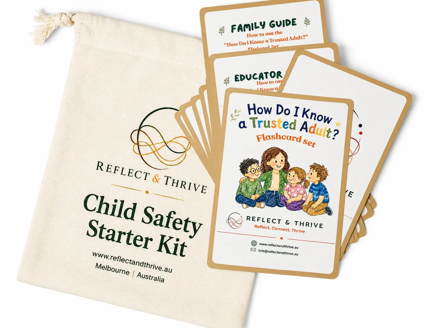 Flashcard Set and Starter Kit Bag Bundle